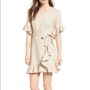 WAYF Ruffle Wrap Dress